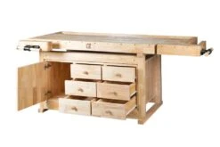 Holzmann WB210C Work Bench With Cabinet & Clamping Jaws | Poolewood -Home Tools Store 002 wb210c