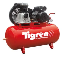 TIGREN 150ltr 3hp Belt-Driven Compressor - 04384 | Poolewood