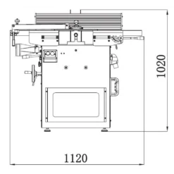 Charnwood PT10S Spiral Cutter Planer Thicknesser | Poolewood -Home Tools Store pt10s dimensions side view 1024x1024 1